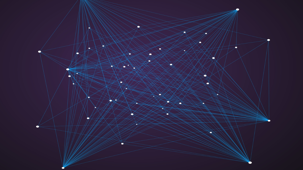 Abstract data visualization on screen